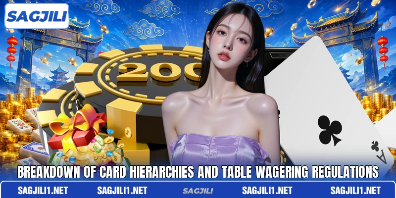 Breakdown of card hierarchies and table wagering regulations Breakdown of card hierarchies and table wagering regulations