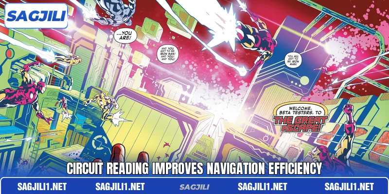 Circuit reading improves navigation efficiency Circuit reading improves navigation efficiency