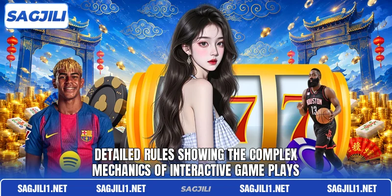 Detailed rules showing the complex mechanics of interactive game plays Detailed rules showing the complex mechanics of interactive game plays