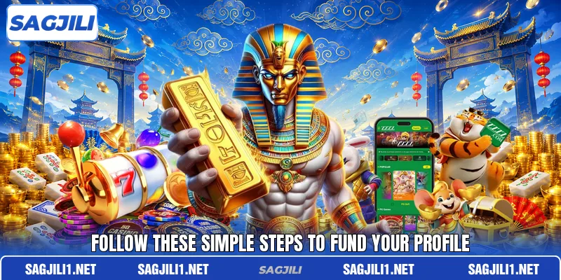Follow these simple steps to fund your profile Follow these simple steps to fund your profile