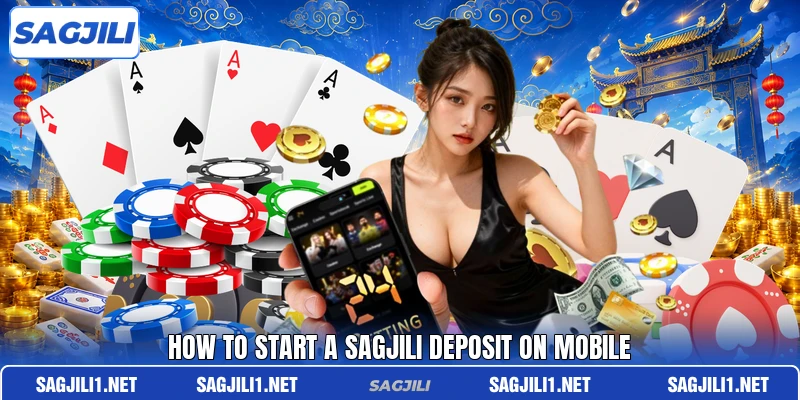 How to start a sagjili deposit on mobile How to start a sagjili deposit on mobile