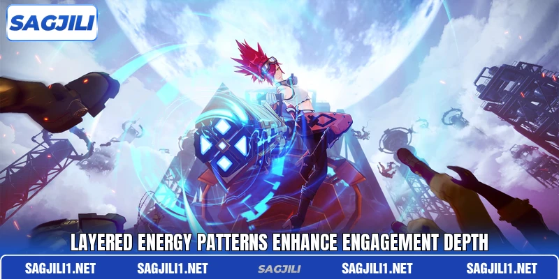 Layered energy patterns enhance engagement depth Layered energy patterns enhance engagement depth