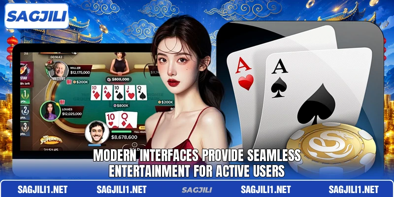 Modern interfaces provide seamless entertainment for active users Modern interfaces provide seamless entertainment for active users