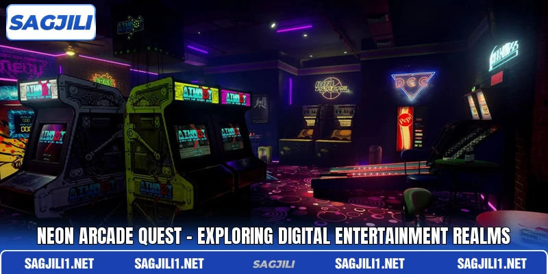 Neon Arcade Quest - Exploring Digital Entertainment Realms Neon Arcade Quest - Exploring Digital Entertainment Realms