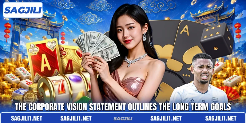 The corporate vision statement outlines the long term goals The corporate vision statement outlines the long term goals