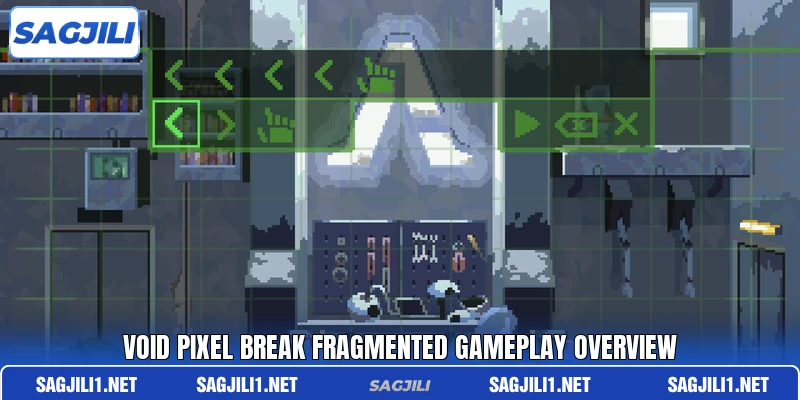 Void Pixel Break fragmented gameplay overview Void Pixel Break fragmented gameplay overview